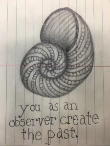 You as an observer create the past.